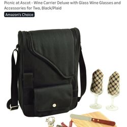 Picnic set and wine carrier 