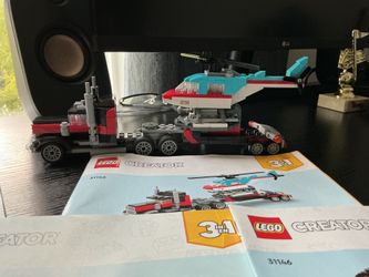 LEGO Creator 3-in-1 On-board helicopter truck (art. 31146).