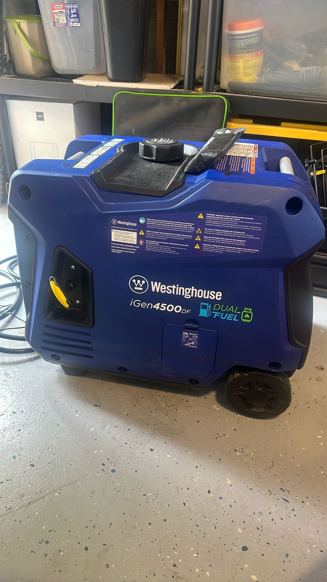 Westinghouse iGen4500DF Dual Fuel Generator