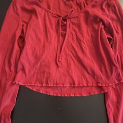 Red Long Sleeve Shirt