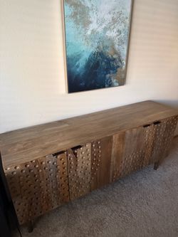 Console Table with Storage/Shelves
