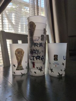 Michelob Ultra FIFA cups