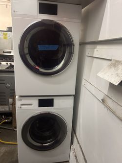 Haier Washer & Electric Dryer ( W24 Inch)