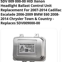HID Xenon Headlight Ballast Control Unit 