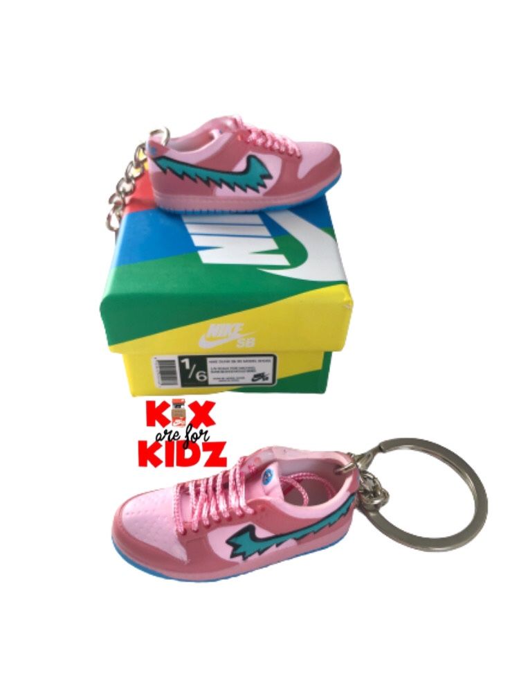 Grateful Dead Bears Sb Dunk 3D Mini Sneaker Keychain