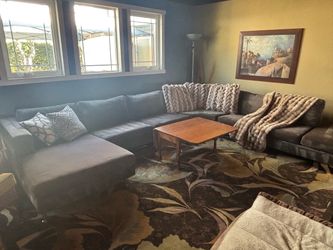 Large BoConcept performance fabric sectional