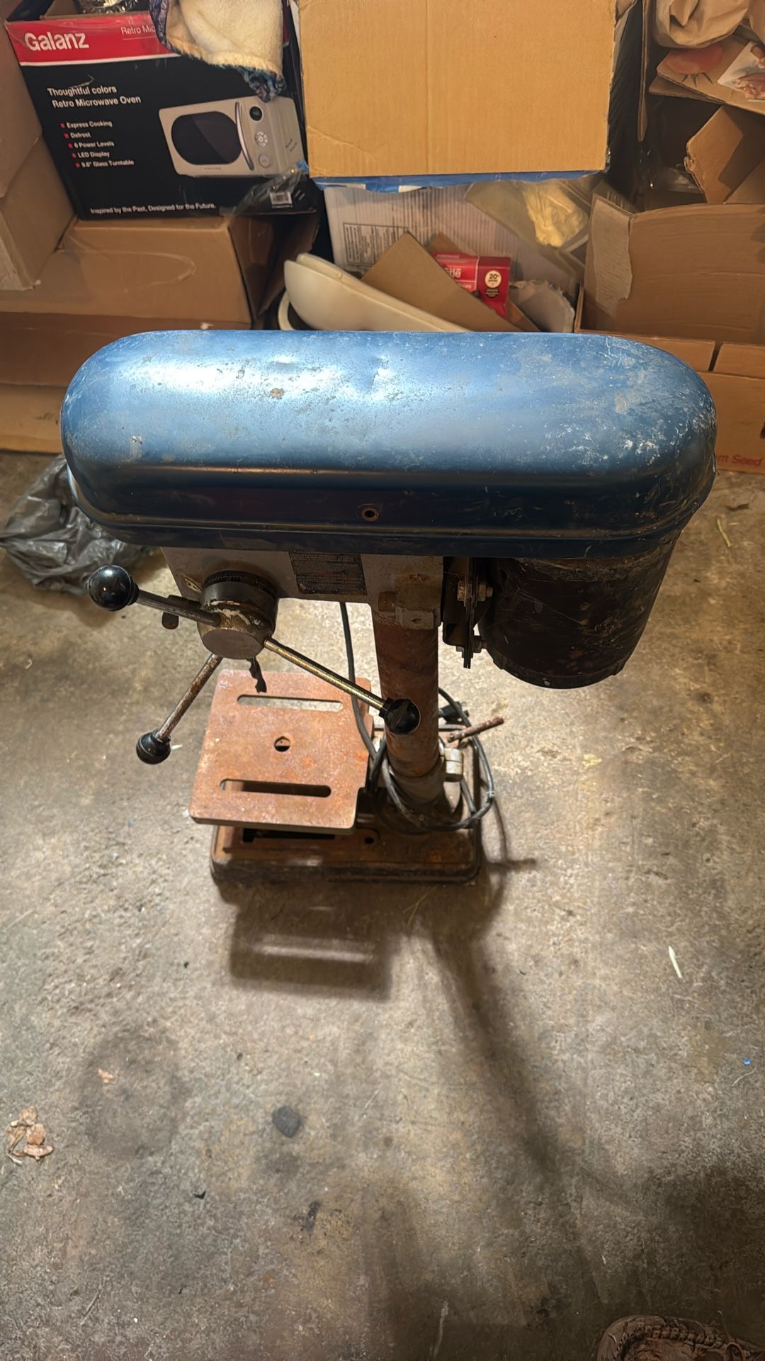 Running Ryobi 10” Bench Drill Press (DP100 5 Speed)