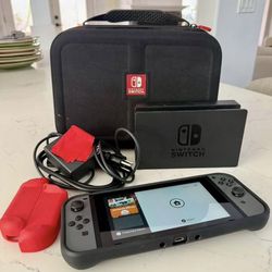 Nintendo Switch Bundle – Dock, Case, Charger, Extras – Great Condition