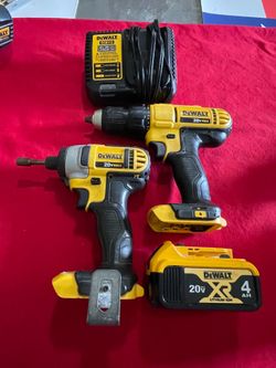 Dewalt drill set $120