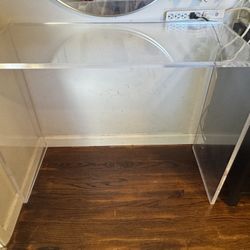 Clear Acrylic Console Table 