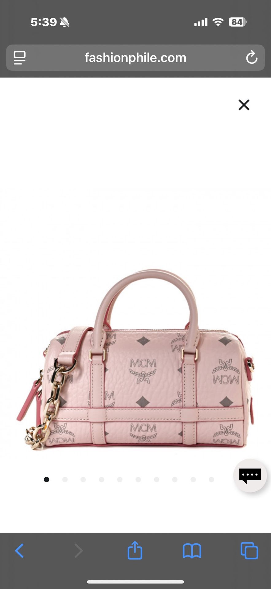 Mcm mini Boston Bag