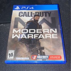 Call of duty Modern Warfare Ps4