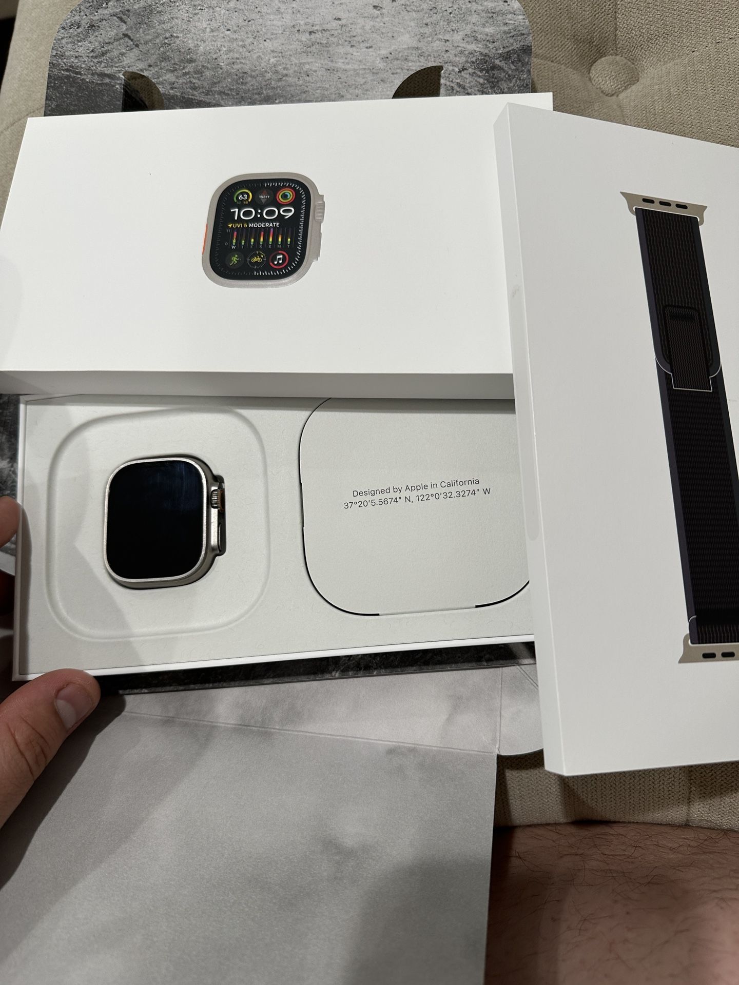 Selling Apple Watch Ultra 2 49MM Cellular Titanium like NEW in Box