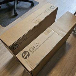 HP E24 G5 Monitors - NEVER Used