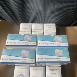 Face Masks 50 Pieces In Each Box