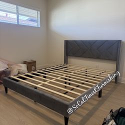 New Queen Bed Frame - No Mattress 