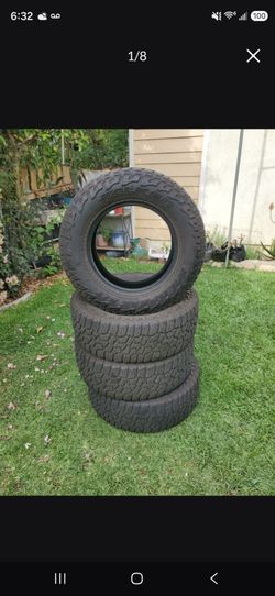 Falken wildpeaks 265/65/17 Four tires