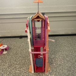 Barbie House, Camper With Pool, Airplane, Etc. 