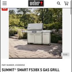 Great Christmas gift!   Make An Offer!  NEW Weber Summit Smart FSS38X SS Grill (Gas)  - assembled by Weber