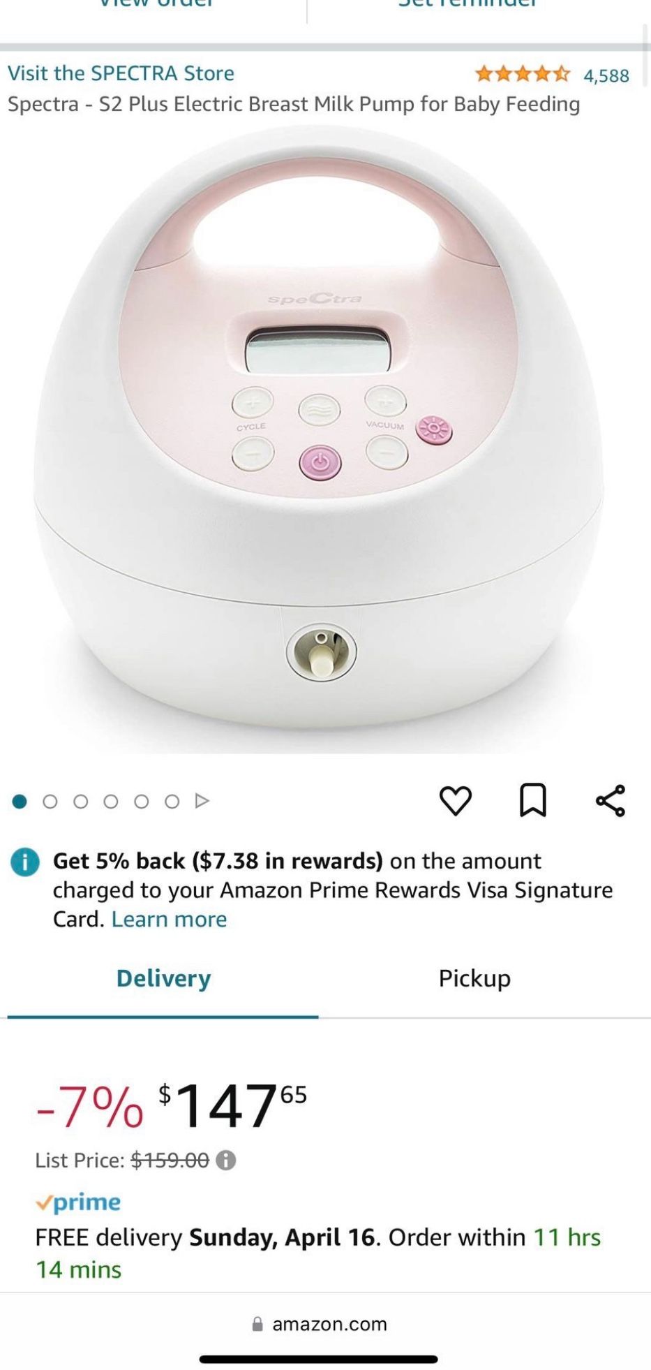 Spectra S2 Plus Electric Breast Milk Pump