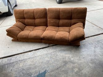 2 piece brown futon/mattress