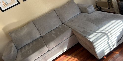 Sofa Couch With Reversible Chase