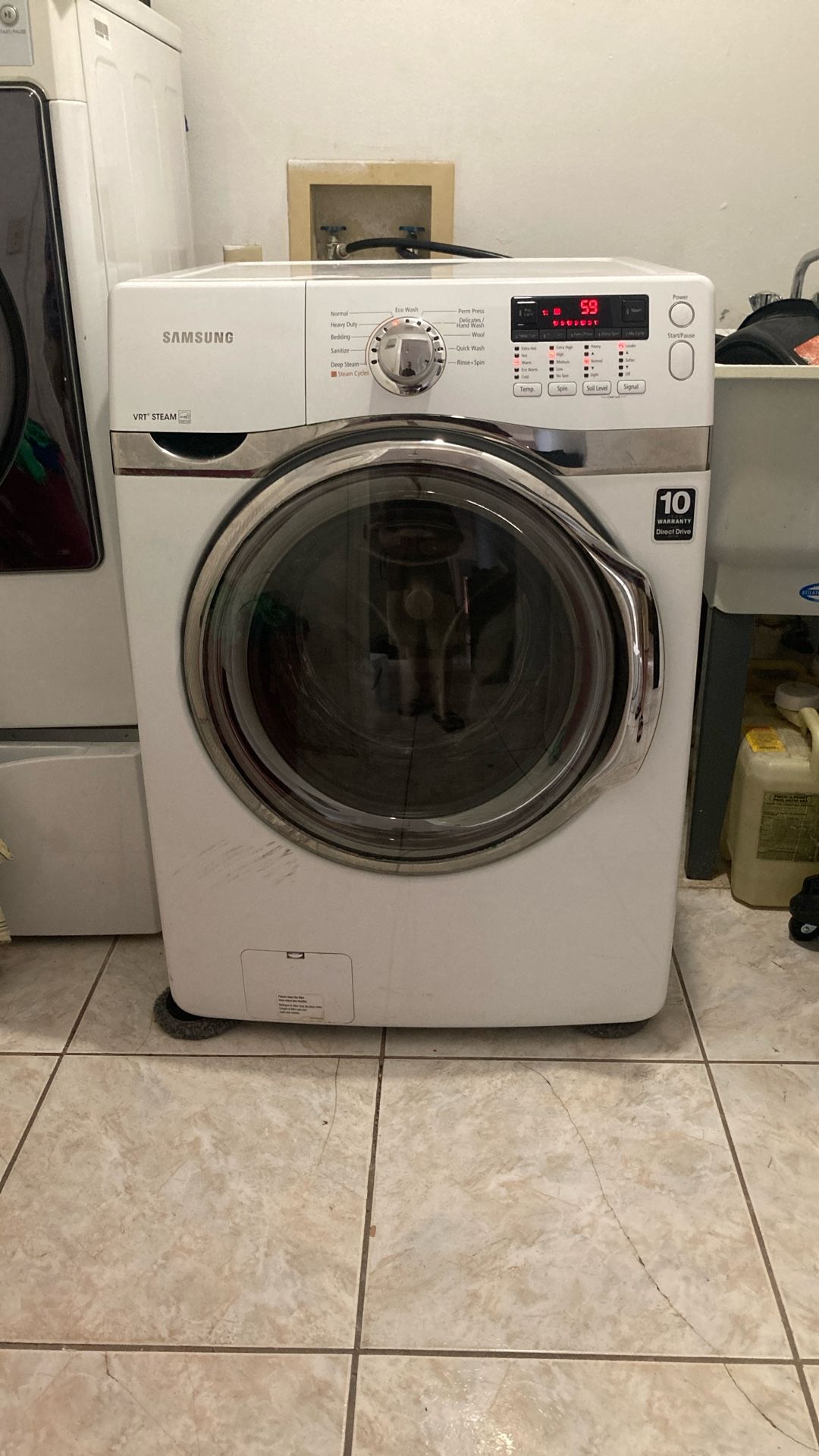 samsung VRT Steam Washer Front Load