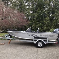 16 foot aluminum boat. for Sale in Oak Harbor, WA - OfferUp