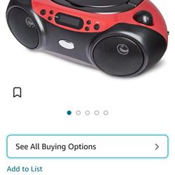 Bluetooth FM an CD Player Boombox 