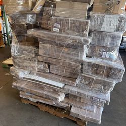 Lot Of 3 Pallets Shipping Boxes Moving Boxes