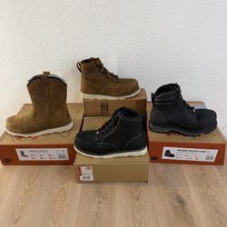 Brunt Marin Perkins Welted Size 10 & 10.5 Work Boots New, Like New, Used, Marks