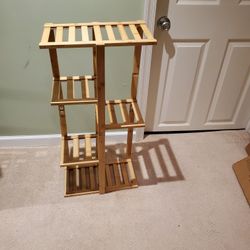Bamboo Plant Stand 3ft Tall