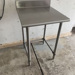 24x24 Stainless Steel Prep Table 