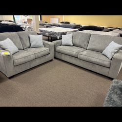 Ashley Sofa And Loveseat Set - Brand New