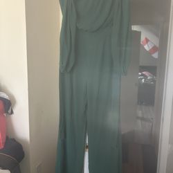 Green Color Jumpsuit 