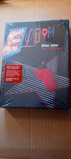 elton john red piano dvd cd brand new 