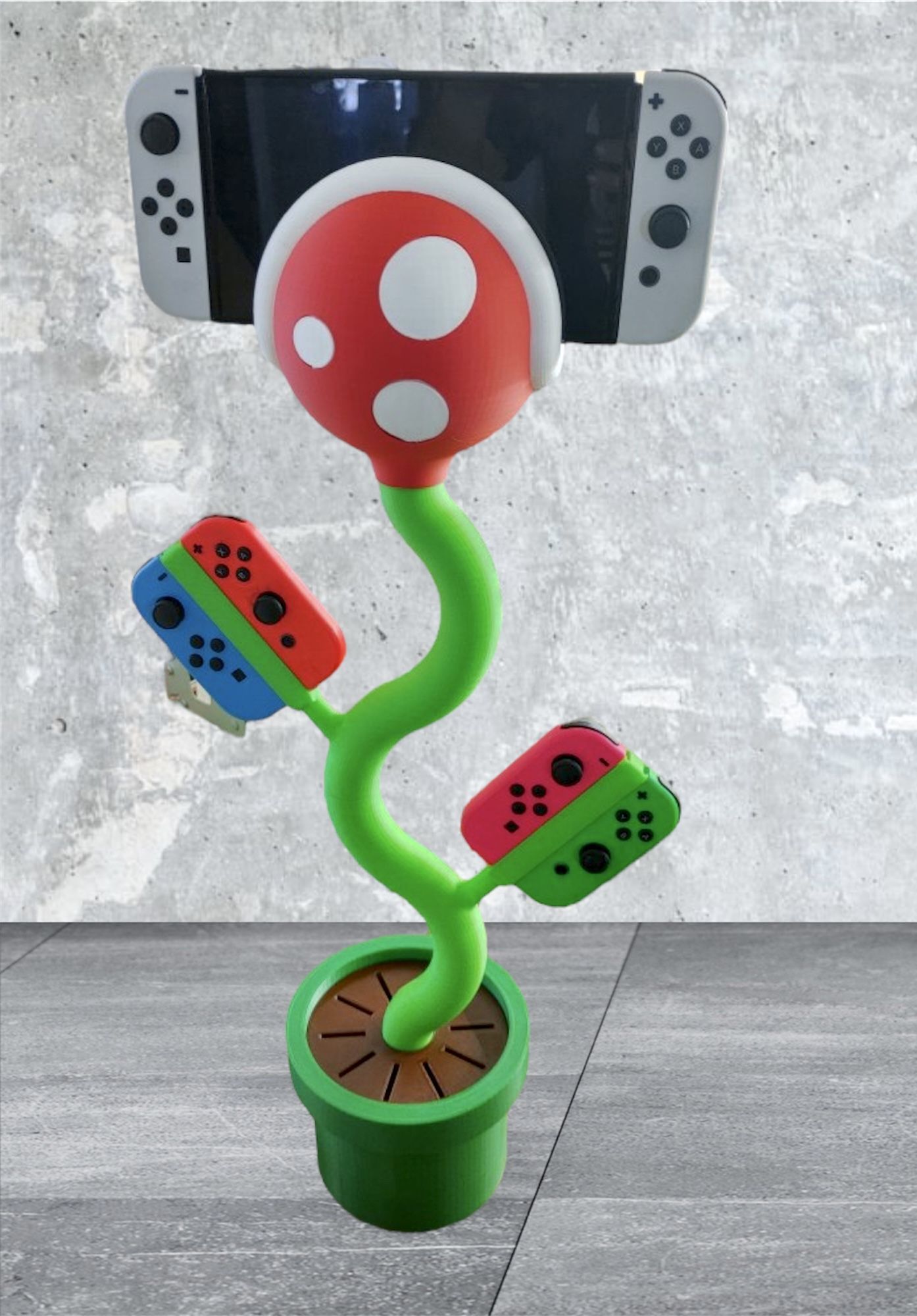 Nintendo Switch Plant Stand Charging Station Tiktok Piranha Plant
