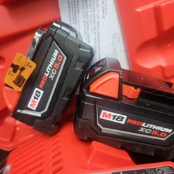 Brand New Milwaukee M18 5ah Battery. $70 Each