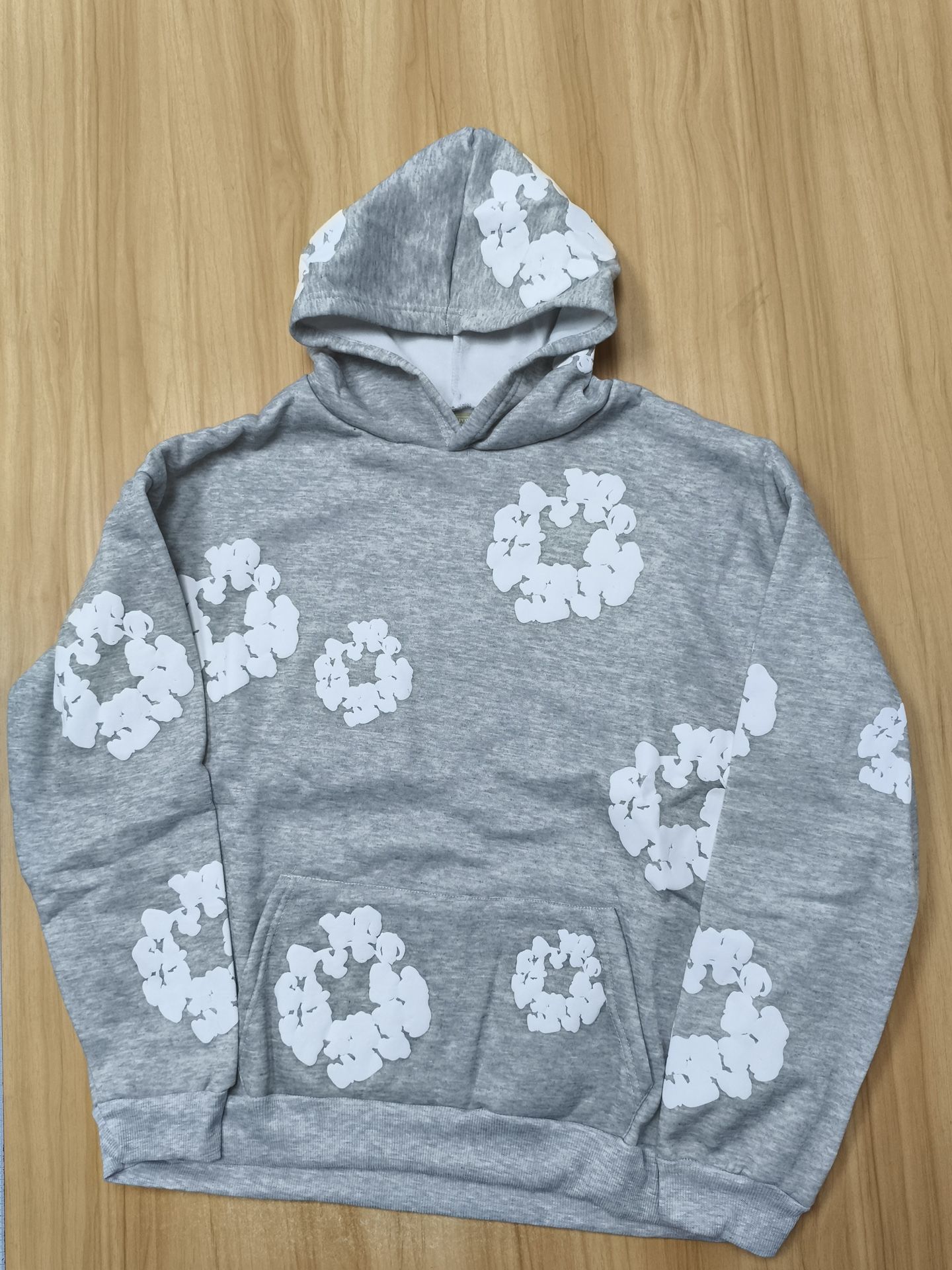 Denim Tear Grey Hoodie Size M