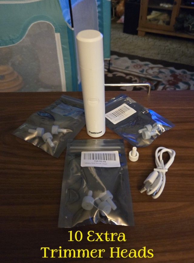 CatSizor Nail Trimmer w/TEN(10) Extra Heads