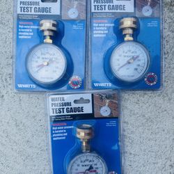 Water Pressure test Gauge