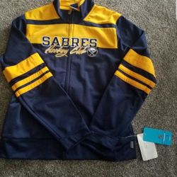 Women's Striped Track Sabres Jacket 