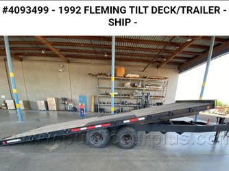 10 ton tilt trailer 22ft deck