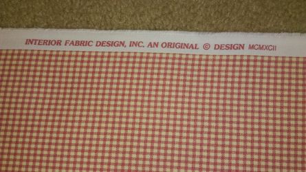 More than 3 yards of interior upholstery fabric