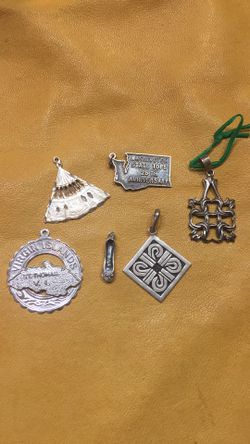 Sterling Silver charms or pendant lot