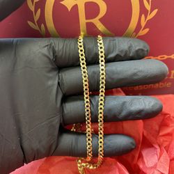 10K GOLD CURB LINK CHAIN 