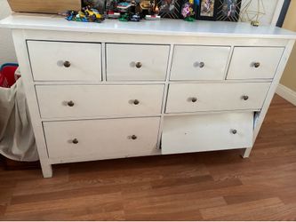 White dresser