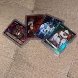 Michael Williams Card and Matthew Stafford card rookie and Mookie Betts rookie card last Kevin Winston Junior rookie card