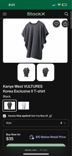 Kanye west vultures tee
