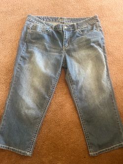 Royal Premium Womens Denim Jeans Embellished Pockets Size 14